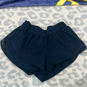 Lululemon Hotty Hot Shorts, Navy, Size 6